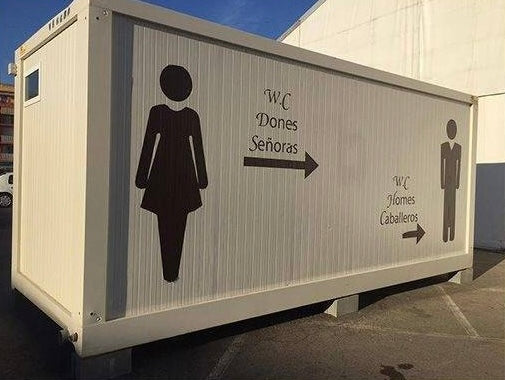 MODULO SANITARIO PREFABRICADO SANI MASTER MIXTO