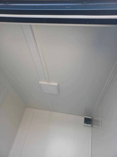 CONTENEDOR SANITARIO DOBLE DE 2 CABINAS