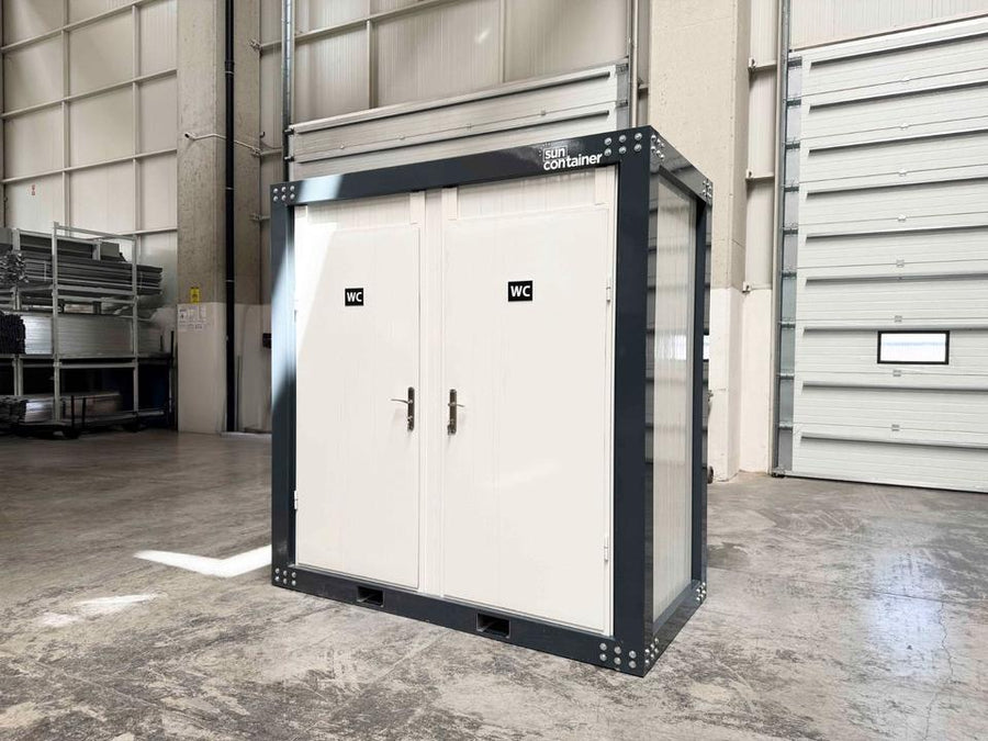 CONTENEDOR SANITARIO DOBLE CON WC (240X120M)NUEVO