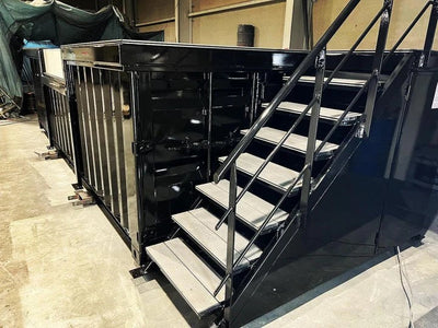 PISCINA CONTENEDOR DE 6 METROS NEGRO