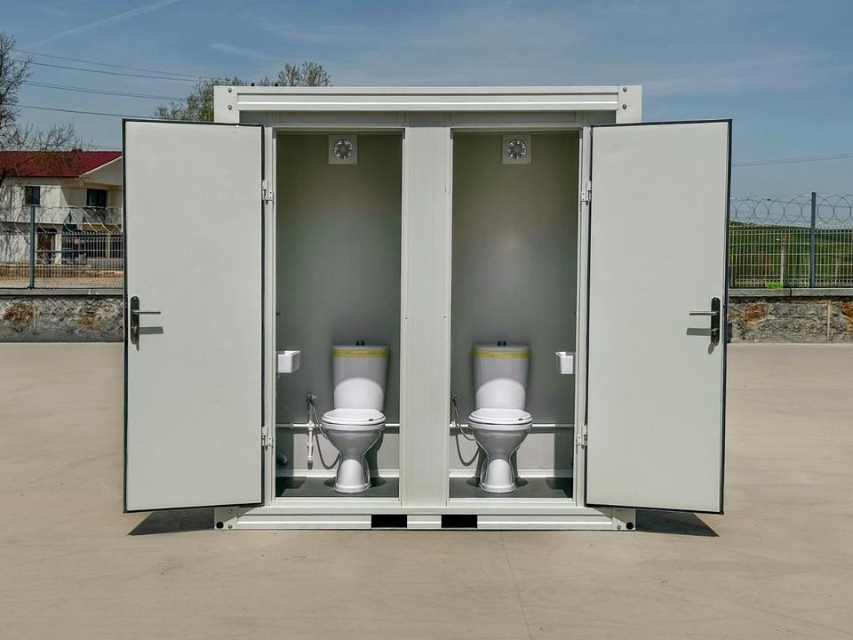 CONTENEDOR SANITARIO DE DOBLE WC (220X120M)NUEVO