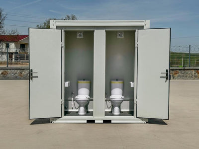 CONTENEDOR SANITARIO DE DOBLE WC (220X120M)NUEVO