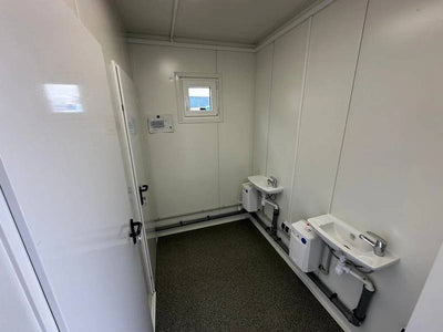 CONTENEDOR SANITARIO CON MULTIPLES UNIDADES