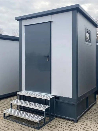 CONTENEDOR SANITARIO CON DOBLE CABINA WC