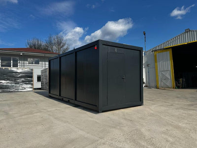 CONTENEDOR DE OFICINA NEGRO 240X600