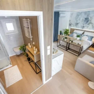 CASA MÓVIL PRO CON DOS DORMITORIOS (13,20 X 4,30 M)