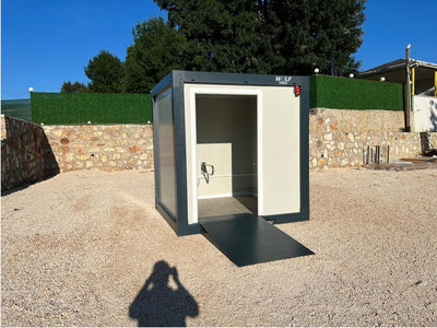 CONTENEDOR SANITARIO PARA DISCAPACITADOS ( 220 X 220 M ) NUEVO