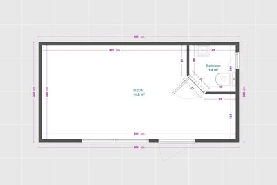 CONTENEDOR DE OFICINA 6x3