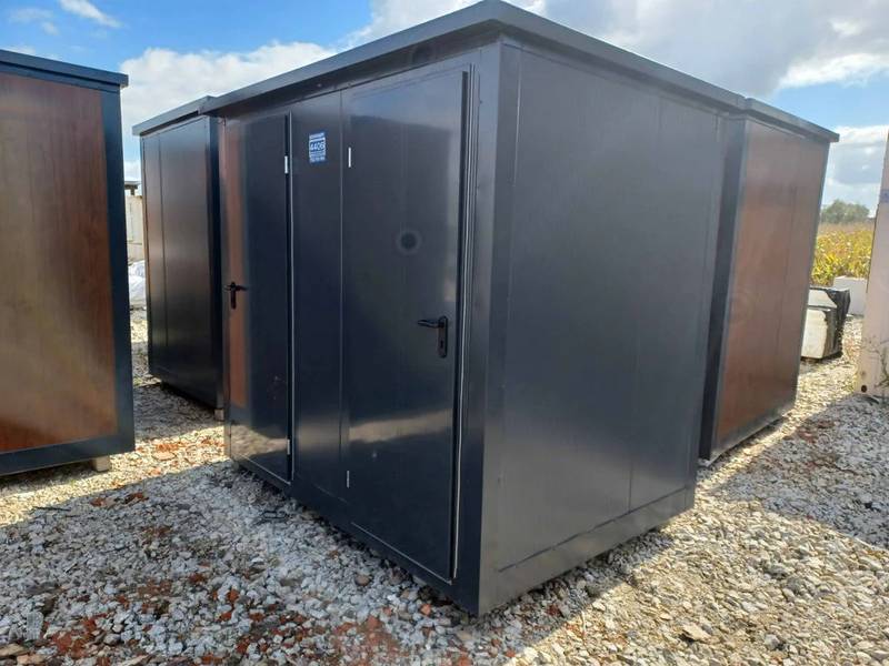 CONTENEDOR SANITARIO DOBLE DE 2 CABINAS