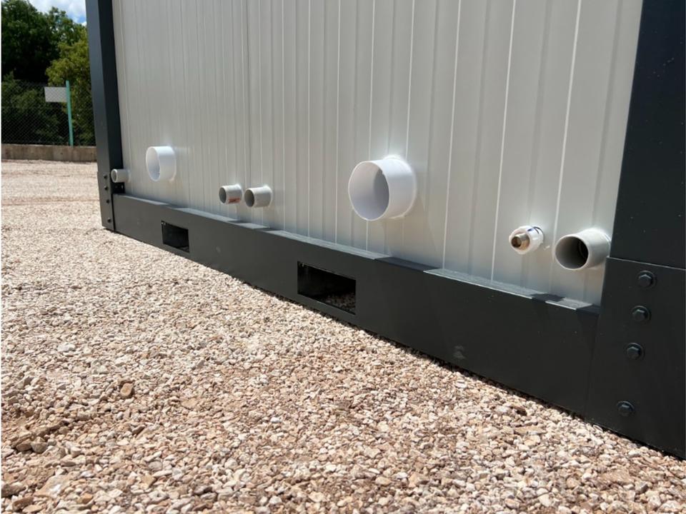 CONTENEDOR SANITARIO WC DOBLE (120X 220M) NUEVO