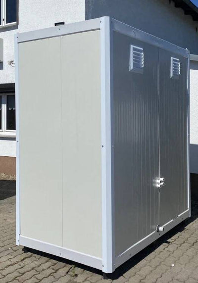 CONTENEDOR SANITARIO CON DOBLE DUCHA