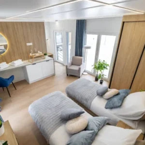 CASA MÓVIL PRO CON DOS DORMITORIOS (13,20 X 4,30 M)