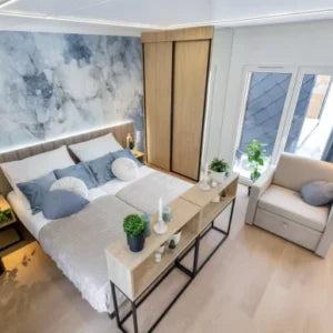 CASA MÓVIL PRO CON DOS DORMITORIOS (13,20 X 4,30 M)