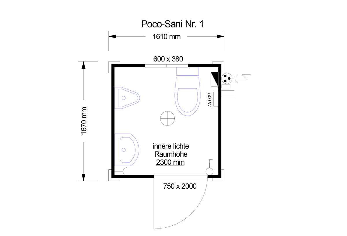 CONTENEDOR SANITARIO WC