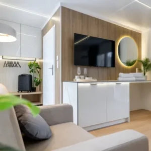 CASA MÓVIL PRO CON DOS DORMITORIOS (13,20 X 4,30 M)