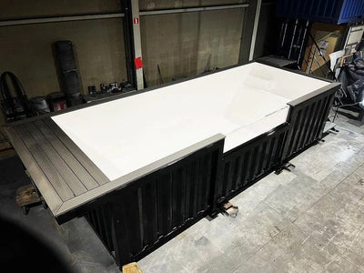 PISCINA CONTENEDOR DE 6 METROS NEGRO