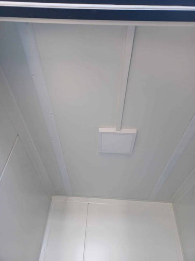 CONTENEDOR SANITARIO DOBLE DE 2 CABINAS