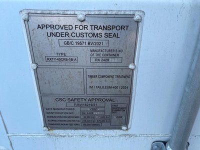 CONTENEDOR MARÍTIMO DE 40 PIES CON APERTURA LATERAL - (NUEVO)